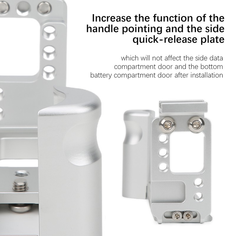Handle L Quick Release Plate Vertical Shooting with Cold Shoe