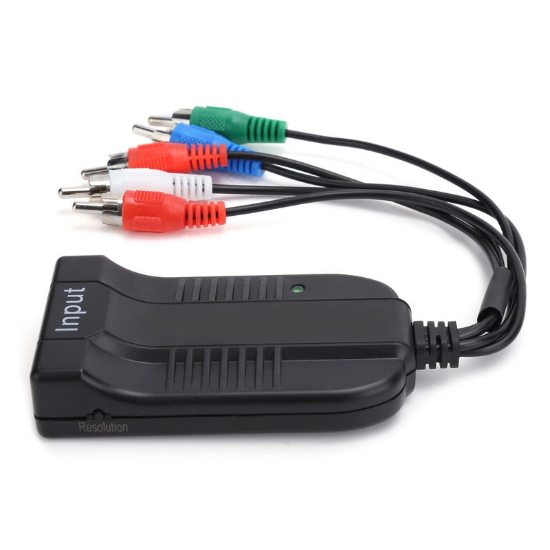 Z10AS RGB Component HDMI-Compatible Video R/L Audio to YPBPR Converter