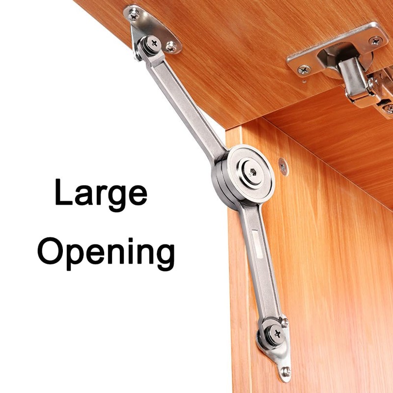 2Pcs Soft Close Lid Support Hinges 110° Folding Lid Stay