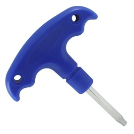 OSVJE 1 Pack Adjustable Golf Torque Wrench, Ergonomic Plastic Handle Golf Tool Stainless Steel Driver Tool, Portable Golf Club Adjustment Head Tool for Golf Club Driver Equipment/Golfers（Blue）