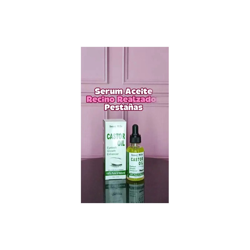 Serum Crecimiento Pestañas Aceite Recino Castor Oil Eyelash Growth Serum,