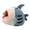 Cat Cave Mat House Shark Shaped Warm Versatile Decorative Cozy