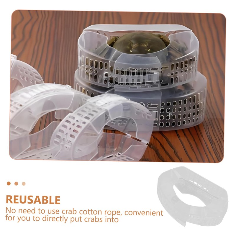 Zerodeko 10pcs Crab Fast Packaging Box Reusable Hairy Crab Wrapping