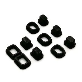 5 x Printbtw Replacement Power Buttons for Garmin Etrex Bicycle Computer Road Bike (Black)