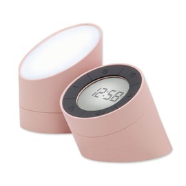 Acctim Jowie Dual Digital Alarm Clock/Nightlight Superbrite® Crescendo Alarm Touch Sensor (Pink)