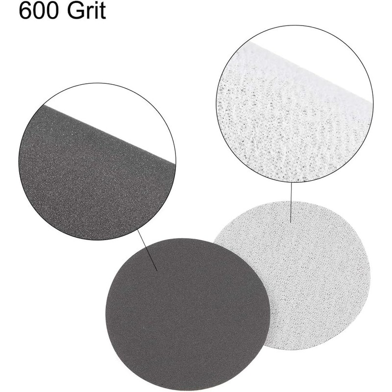 TA-VIGOR 100Pcs 50mm Wet and Dry Sanding Discs, 600 Grit