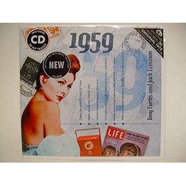 1959 Classic Years CD and Greeting Card with Original Hit Songs by Orginal Artist