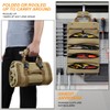 Adiwo Tool Roll Bag, Tool Roll Pouch with 4 Zip