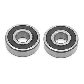 sourcing map Set of 2 6303-2RS Metal Motorcycle Radial Ball Bearings Deep Groove 47 x 17 x 14 mm