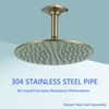 4 Inches Stainless Steel, Straight Shower Arm Extension, Ceiling Shower