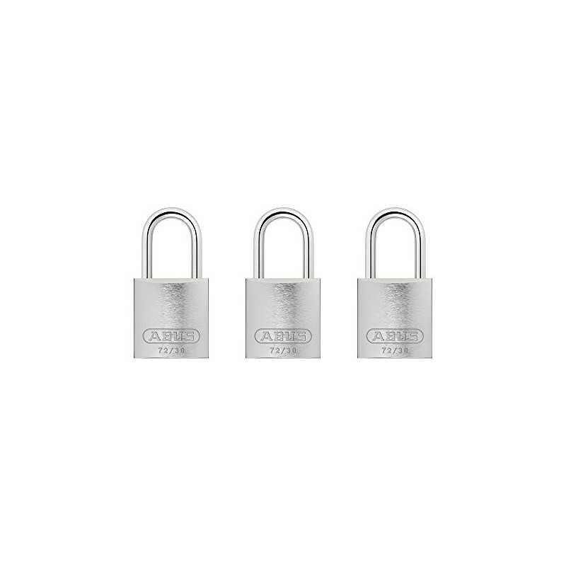 ABUS Silver 72/30 Lockout Tagout Safety Padlock w/ 1" Shackle,