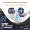 TIICHOO Mens Incontinence Underwear Washable 150 ml Absorbency Reusable Leakproof