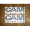 Cam Superline Trailer Replacement 18” Stickers (set Of 2) Old