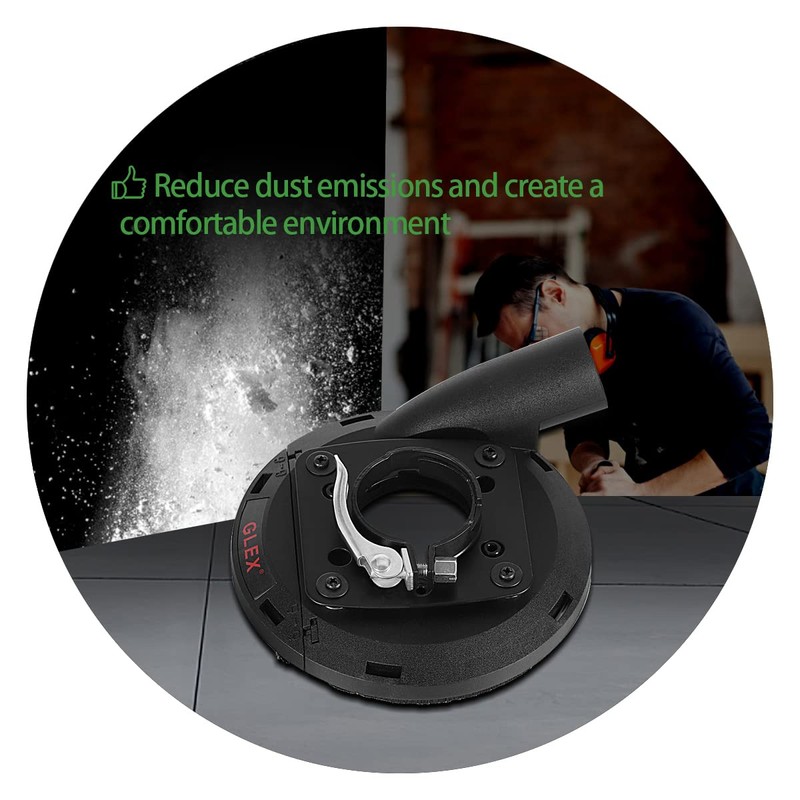 GLEX Angle Grinder Dust Shroud 4/4.5/5 inch Universal Surface Grinder