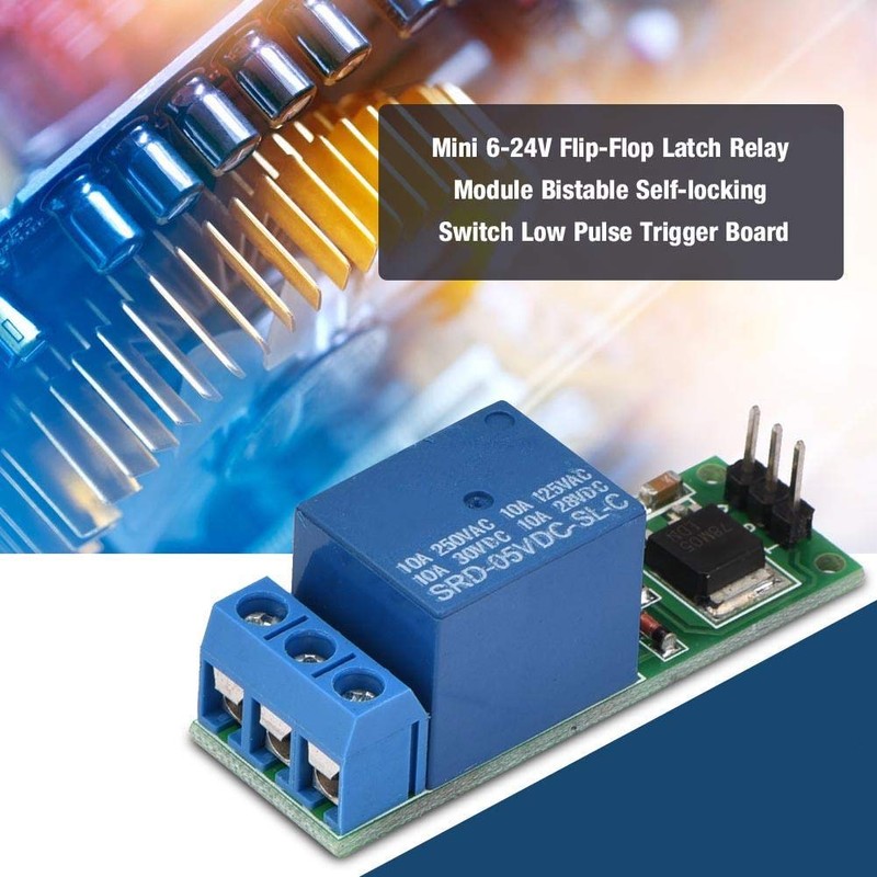 Low Pulse Board, Latching Relay Mini 624V 6070mA Flipflop Relay