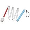 Aluminum Mobility Folding White Cane for Vision Impaired and Blind