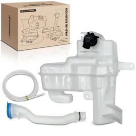 A-Premium Windshield Washer Reservoir with (Cap/Washer Pump/Hose/Filler Neck/Bracket) Compatible with Select Honda Models - Civic 2012 2013 2014 2015 - Replace# 76841TR3A01