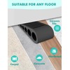 LINKWAY Door Wedge Rubber for Floor,Anti-Skid, Durable Door Stopper,Security Door
