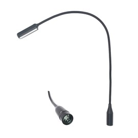 JXRYWF 22 inch XLR 4 Pin LED Light Studio Lamp XLR gooseneck lamp for DJ Mixer,XLR 4PIN Connect Port（XLR 4Pin Port）