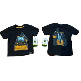 John Deere NEW John Deere Backhoe Loader Coming Going T- Shirt Size 12M 18M 24M