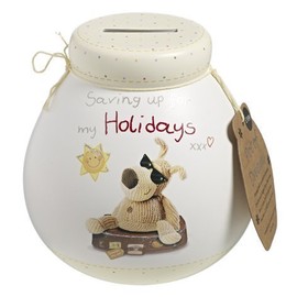 Boofle Money Pot, Ceramic, White, One Size