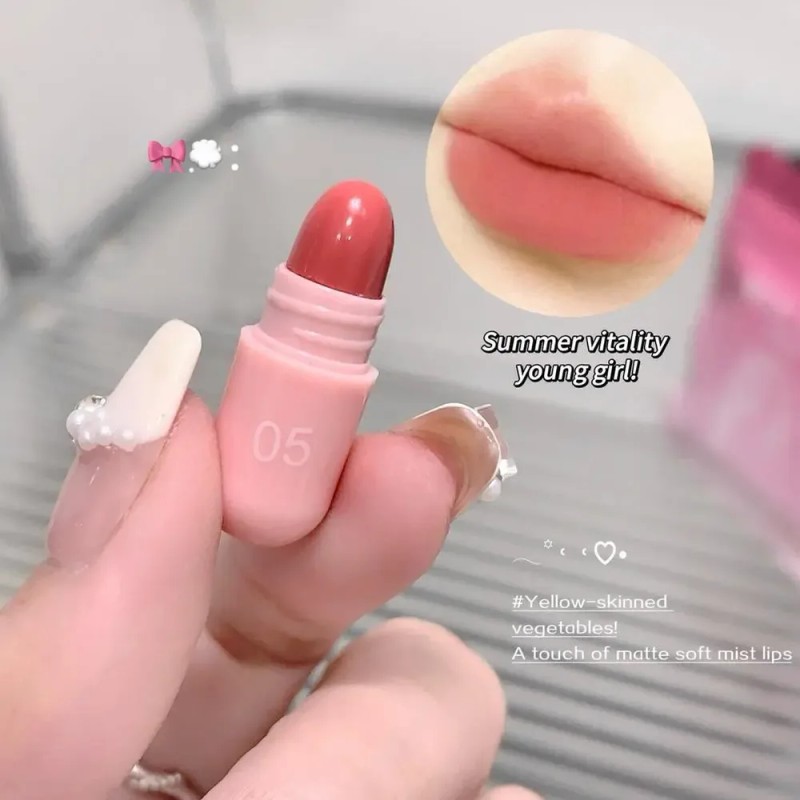 Set De 12 Labiales En Cápsula - Multiusos, Mate Duradero