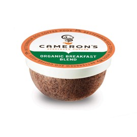 Cameron's Coffee Single Serve Pods, Organic Breakfast Blend, 12 Count (Pack of 6)