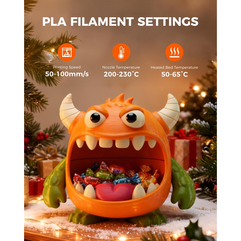TECBEARS PLA Refill Filament 1.75mm, PLA 3D Printer Filament Refill