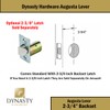 Dynasty Hardware Storeroom Door Lock Keyed Lever Lockset, ADA Compliant,