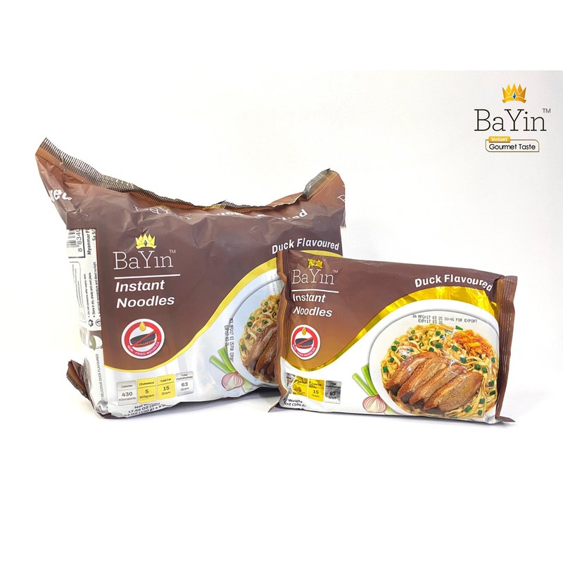 Bayin Instant Noodles - Non Fried - Dry 3.53oz (100g)