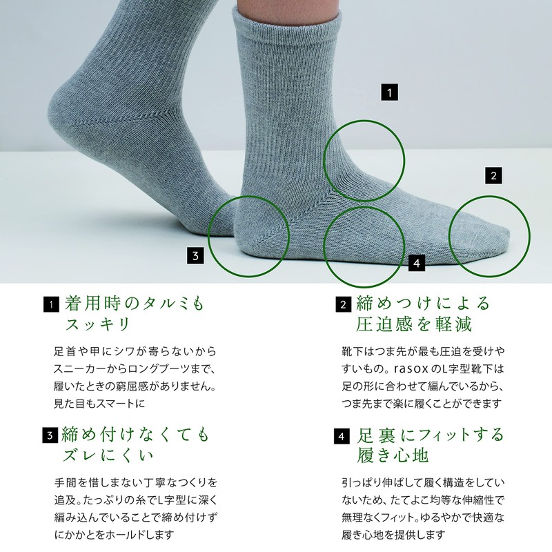 Lassox Splash Cotton Socks, NidiroMix