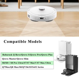 Soniicmomo Side Brushes Replacement Compatible with Roborock Q Revo/Qrevo S/Qrevo Pro/Qrevo Master/S8/S8+/ S8 Pro Ultra/Q5/Q7/Q7Max/Q8 Max/S7/S7 Max Ultra/S7 MaxV/S6/S5/S4/E2/E3/E4/E5 Robot Vacuum