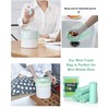 75 Counts AYOTEE Mini Garbage Bags, 1.2 Gallon Small Compostable
