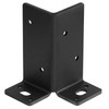 YIDU69Q 4 Pcs 4x4,6x6,8x8 Adjustable Split Post Anchor Base, 8