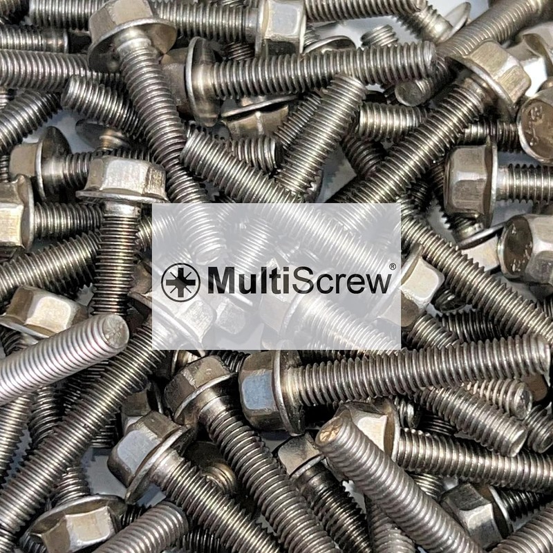 M5 (5mm x 20mm) Flanged Hex Bolt (Fully Threaded Setscrew)