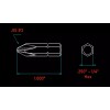 vessel Genuine Vessel JIS #1 #2 #3 Screwdriver Bit Set