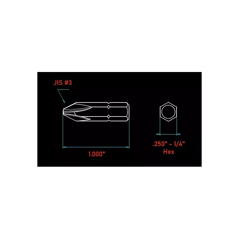 vessel Genuine Vessel JIS #1 #2 #3 Screwdriver Bit Set