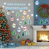 Haooryx 83Pcs Christmas Winter Snowmen Bulletin Board Set Classroom Decoration,