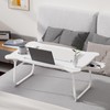 Grebest Folding Bed Table, Bear Shape Laptop Bed Tray Table,