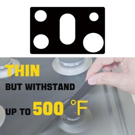 2PCS Gas Stove Top Protector Compatible With LG Model LSD4913ST 30 Inch Gas Range Mat, Ultra Thin 0.3MM Thickness, Reusable, Non-Stick and Easy to Clean