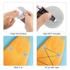 PATIKIL D-Ring Patch, 4 Pcs Stainless Steel D-Ring PVC Patch