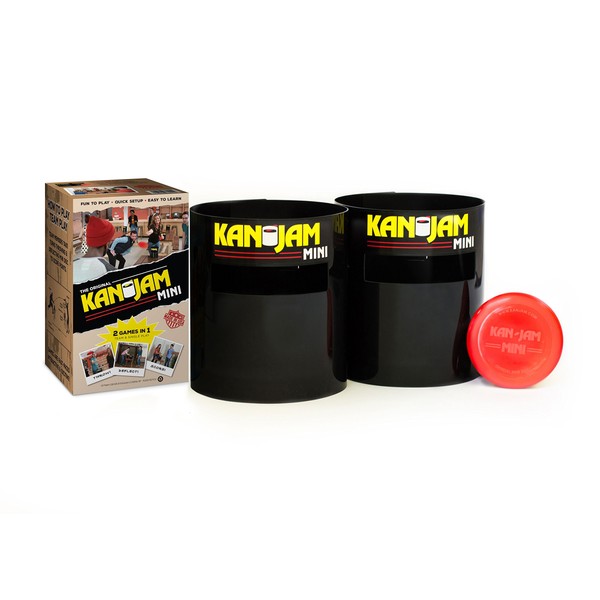 Kan Jam Mini - Disc Throwing Game - Great for Indoor Table Top, Basement, Dorm Room, and Game Room Play!