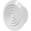 4'' Inch / 100 mm White Plastic Ceiling Vent Cover