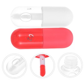 TOVINANNA 2pcs Lip Oil Lip Plumper Nourishing Plumping Lip Makeup Products Natural Lip Moisturizer Lip Plumping Lip Tint Clear Lip Gloss Lips Pvc Lip Balm