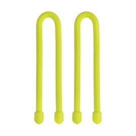 Nite Ize GT6-2PK-33 Original Gear Tie Neon Yellow Made in The USA, 2 Count (Pack of 1)