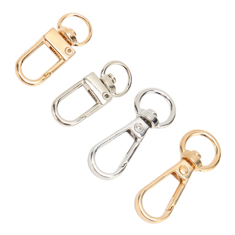 40Pcs Lobster Claw Clasps Zinc Alloy Gold Silver Color Glossy