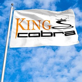 Aihccy King Cobras Flag Banner 3x5Feet Garden house Flag banner Decor