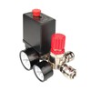 Air Compressor Pressure Switch, 1/4" 220V Safety Valve Control Regulator