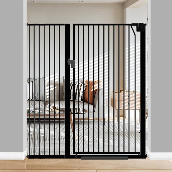 59" Tall Extra Tall Cat Gate for Doorways 41.4"-45.3" Wide
