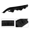 PEGAPARTS Gloss Black Rear Bumper Diffuser Trunk Spoiler w/LED For